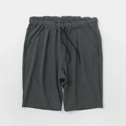 RE MADE IN TOKYO JAPAN Shorts^/ Light Glen Check Tucked Half Pants charcoal