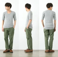 RE MADE IN TOKYO JAPAN T-Shirts^/ Perfect Inner Half Sleeve U-Neck