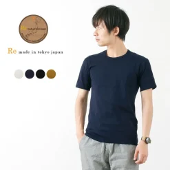 RE MADE IN TOKYO JAPAN T-Shirts^/ Perfect Inner Giza Cotton Crew T-Shirt