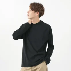 RE MADE IN TOKYO JAPAN T-Shirts^/ Perfect Inner Giza Mock Neck Long Sleeve T-Shirt