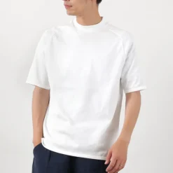 RE MADE IN TOKYO JAPAN T-Shirts^/ Perfect Inner Giza Mock Neck Half Sleeve T-Shirt