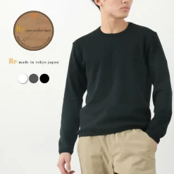 RE MADE IN TOKYO JAPAN T-Shirts^/ Perfect Inner Thermal Crew Neck