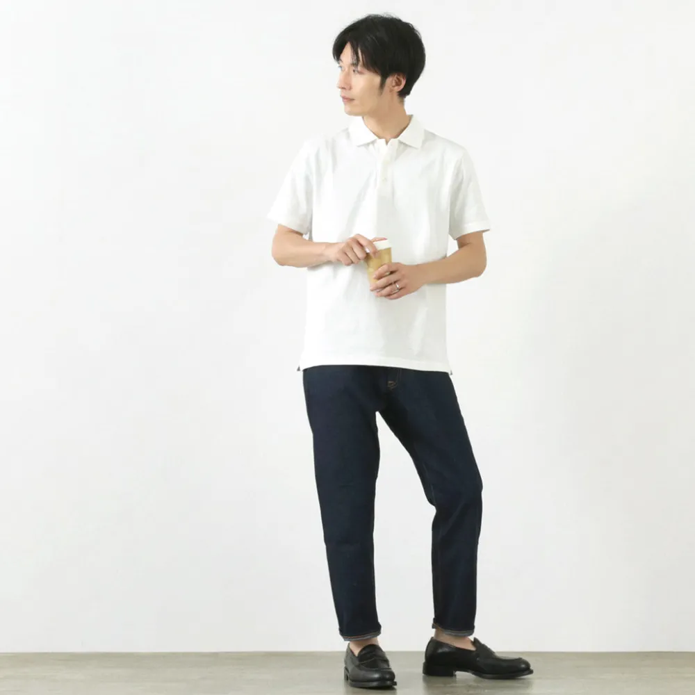 RE MADE IN TOKYO JAPAN Shirts^/ SUVIN GOLD COTTON KNIT SHIRT