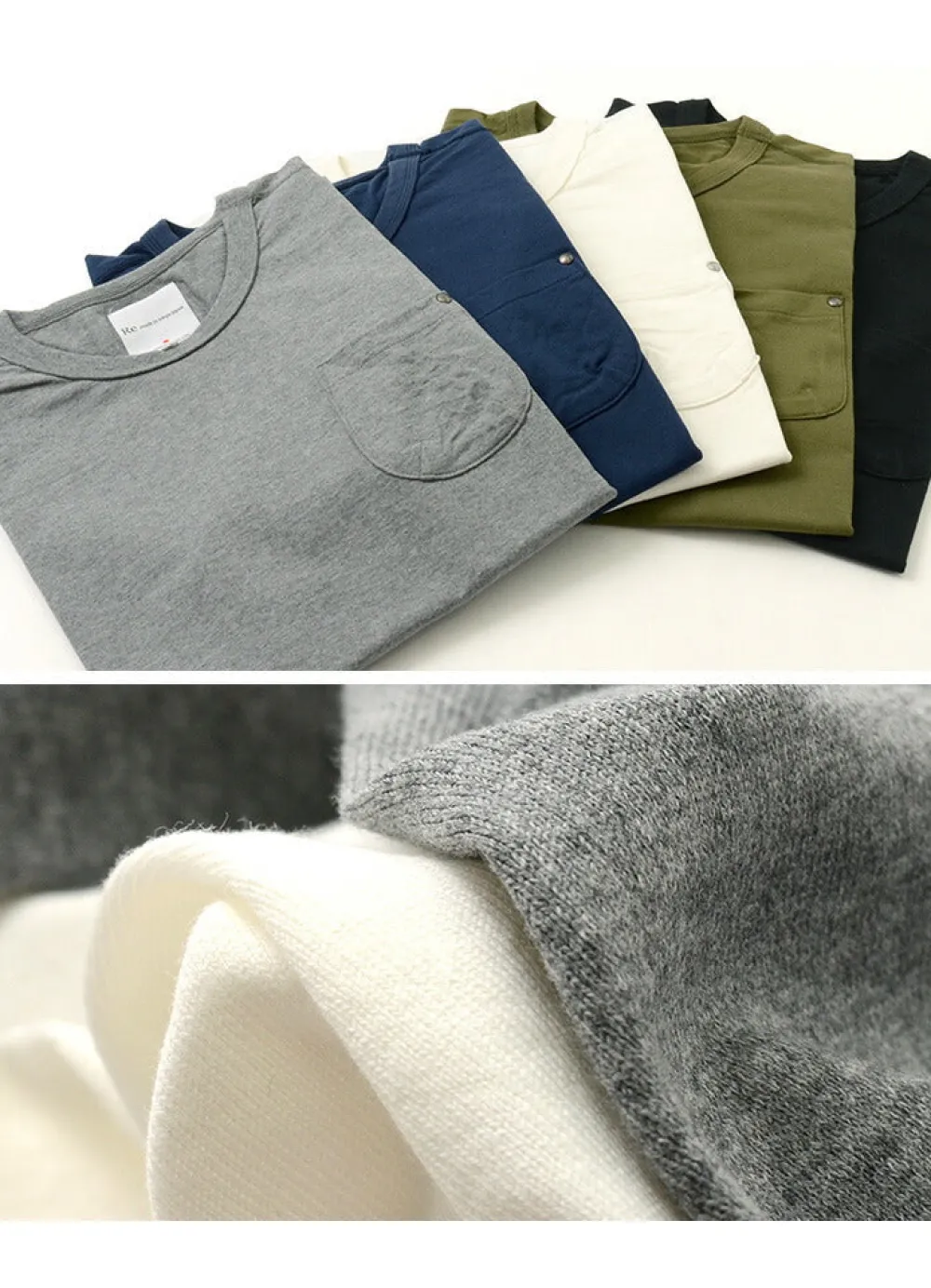 RE MADE IN TOKYO JAPAN T-Shirts^/ Split Raglan Pocket T-Shirt