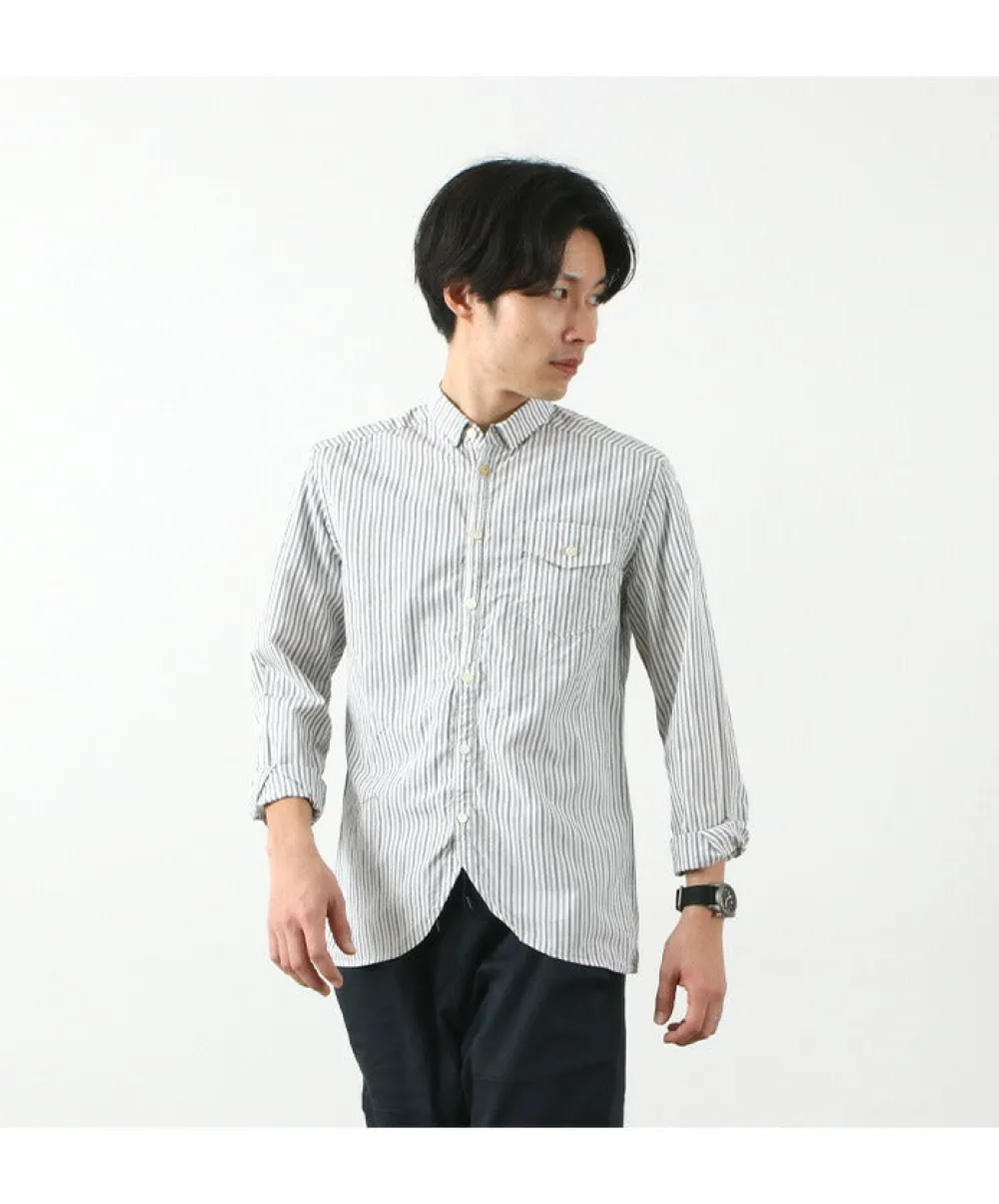RE MADE IN TOKYO JAPAN Shirts^/ Supima Typewriter Round Hem Shirt