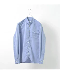 RE MADE IN TOKYO JAPAN Shirts^/ Supima Typewriter Round Hem Shirt