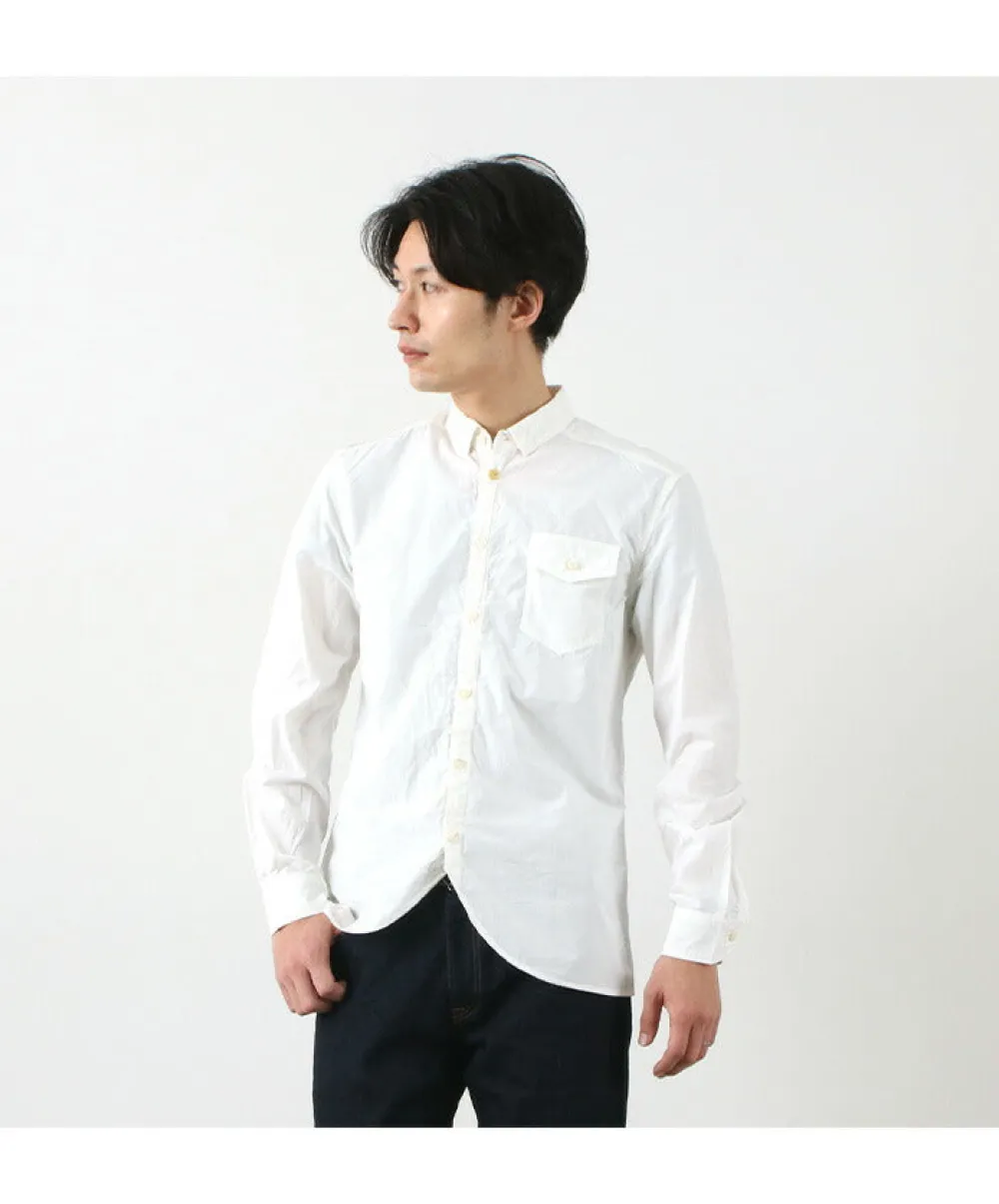 RE MADE IN TOKYO JAPAN Shirts^/ Supima Typewriter Round Hem Shirt