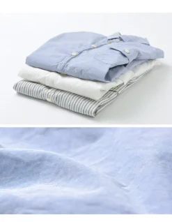 RE MADE IN TOKYO JAPAN Shirts^/ Supima Typewriter Round Hem Shirt