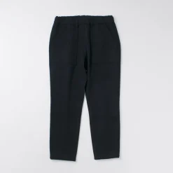 RE MADE IN TOKYO JAPAN Trousers^/ Super 140 Wool Melton Easy Slacks navy