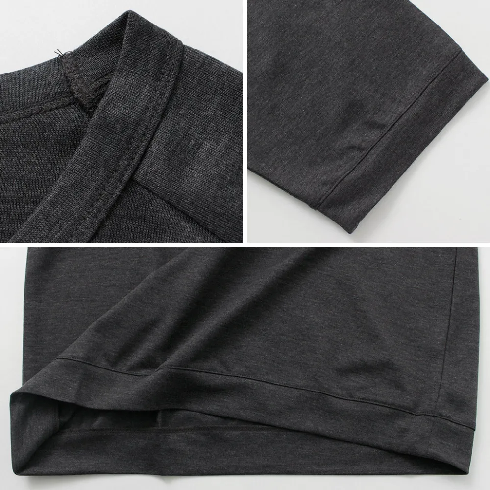 RE MADE IN TOKYO JAPAN T-Shirts^/ Viscose knit wide T-shirt