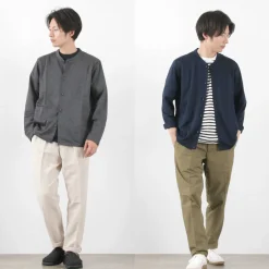 RE MADE IN TOKYO JAPAN Cardigans^/ Viscose knit crew neck Cardigan