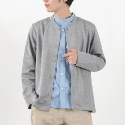 RE MADE IN TOKYO JAPAN Cardigans^/ Viscose knit crew neck Cardigan