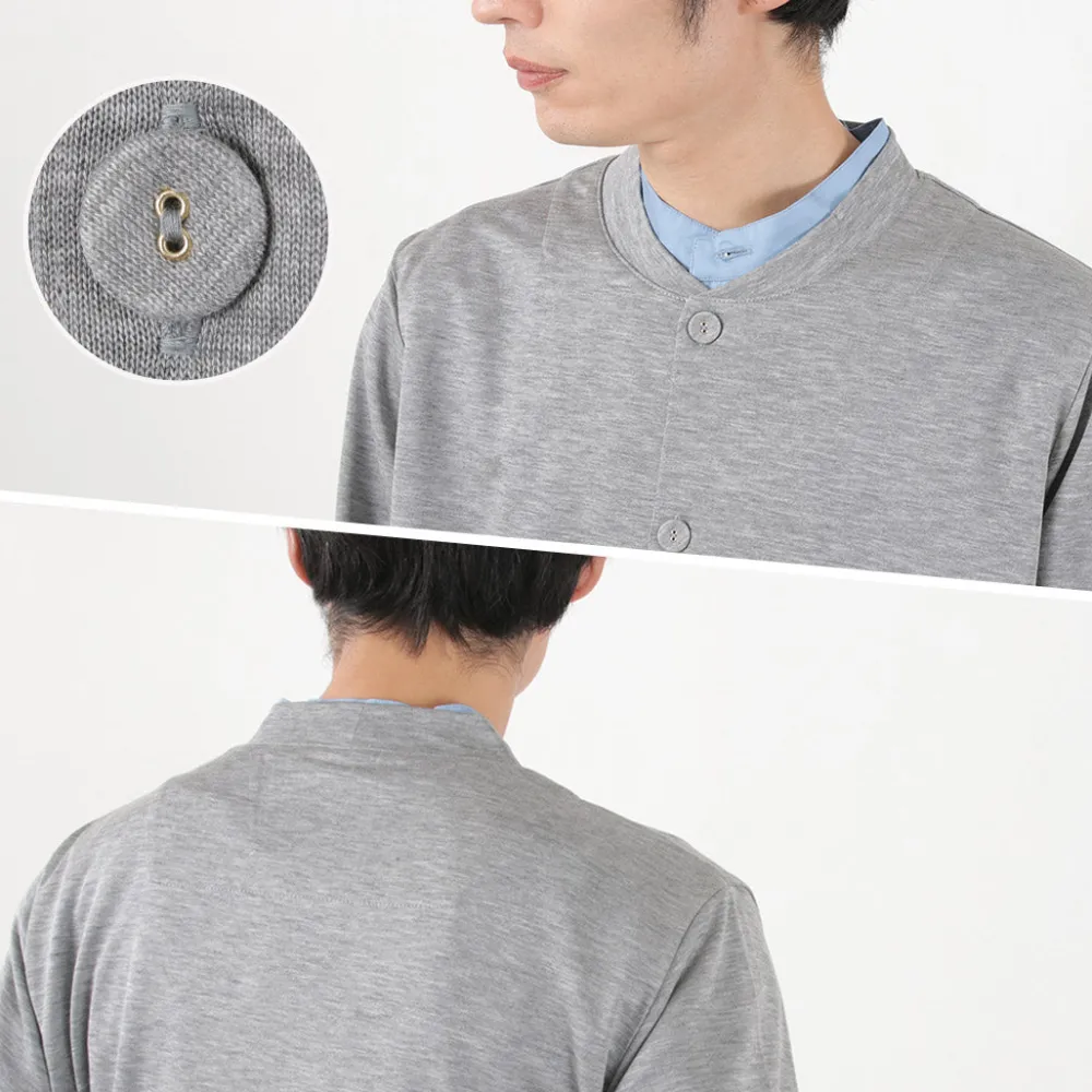 RE MADE IN TOKYO JAPAN Cardigans^/ Viscose knit crew neck Cardigan
