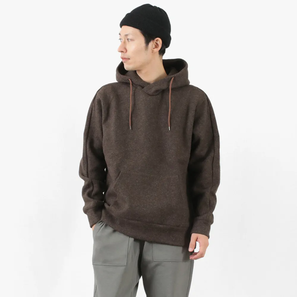 RE MADE IN TOKYO JAPAN Sweatshirts^/ Wool Melton Pullover Hoodie
