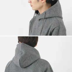 RE MADE IN TOKYO JAPAN Sweatshirts^/ Wool Melton Pullover Hoodie
