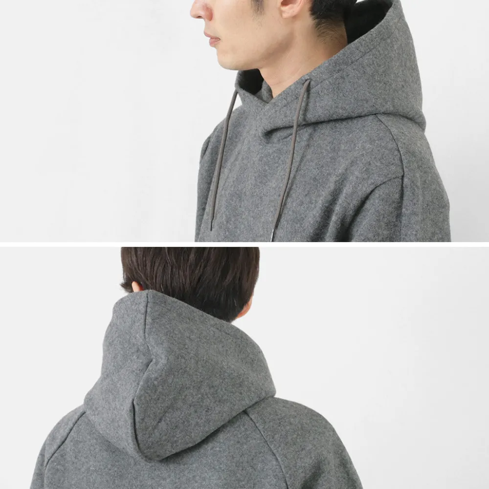 RE MADE IN TOKYO JAPAN Sweatshirts^/ Wool Melton Pullover Hoodie