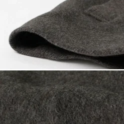 RE MADE IN TOKYO JAPAN Coats^/ Wool Melton Stand Collar Pea Coat