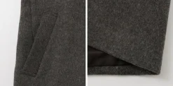 RE MADE IN TOKYO JAPAN Coats^/ Wool Melton Stand Collar Pea Coat
