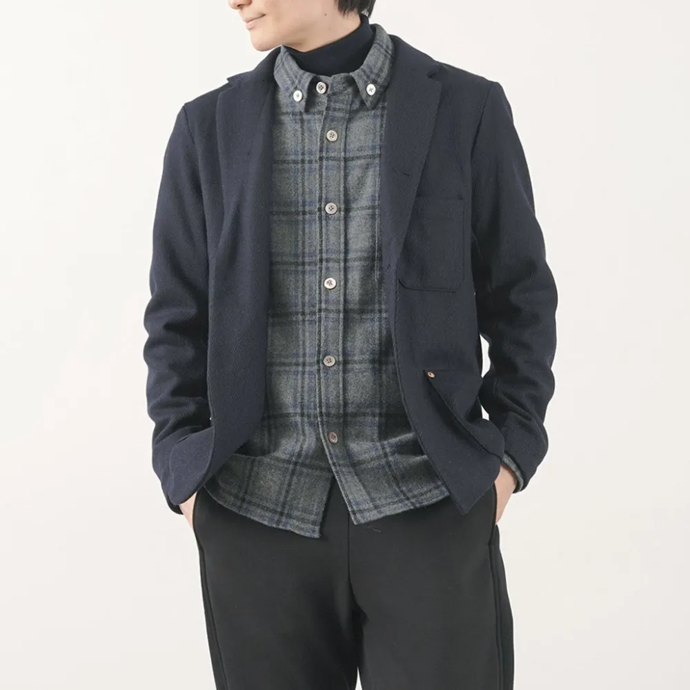 RE MADE IN TOKYO JAPAN Jackets^/ Wool Cashmere Kersey Coverall Jacket