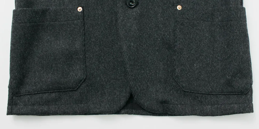 RE MADE IN TOKYO JAPAN Jackets^/ Wool Cashmere Kersey Coverall Jacket