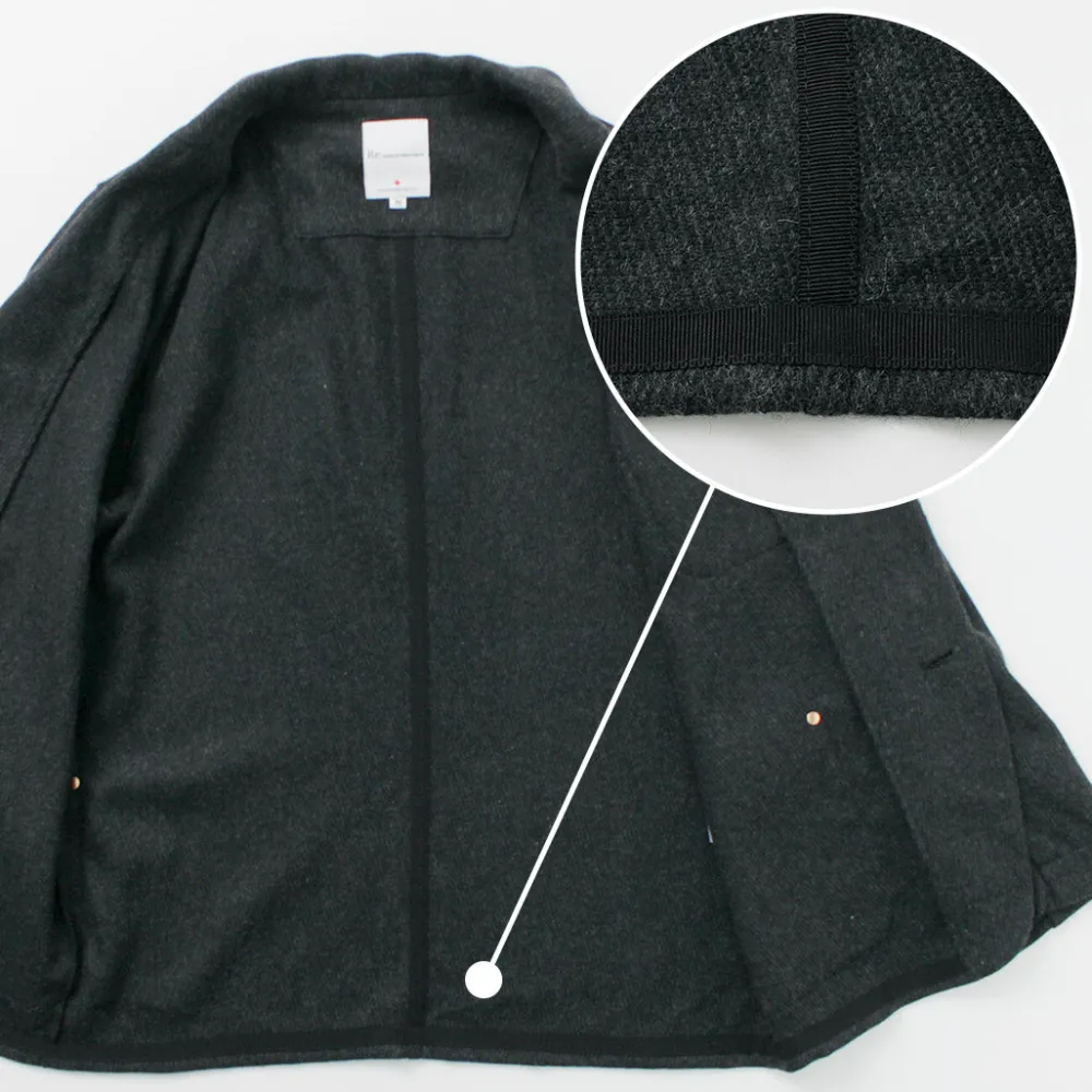 RE MADE IN TOKYO JAPAN Jackets^/ Wool Cashmere Kersey Coverall Jacket