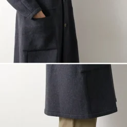 RE MADE IN TOKYO JAPAN Coats^/ Wool Melton Stand Collar Coat