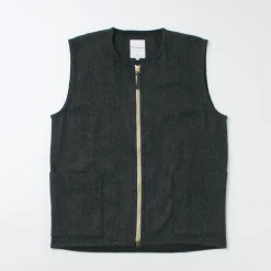 RE MADE IN TOKYO JAPAN Vests^/ Wool Cashmere Kersey Crew Vest