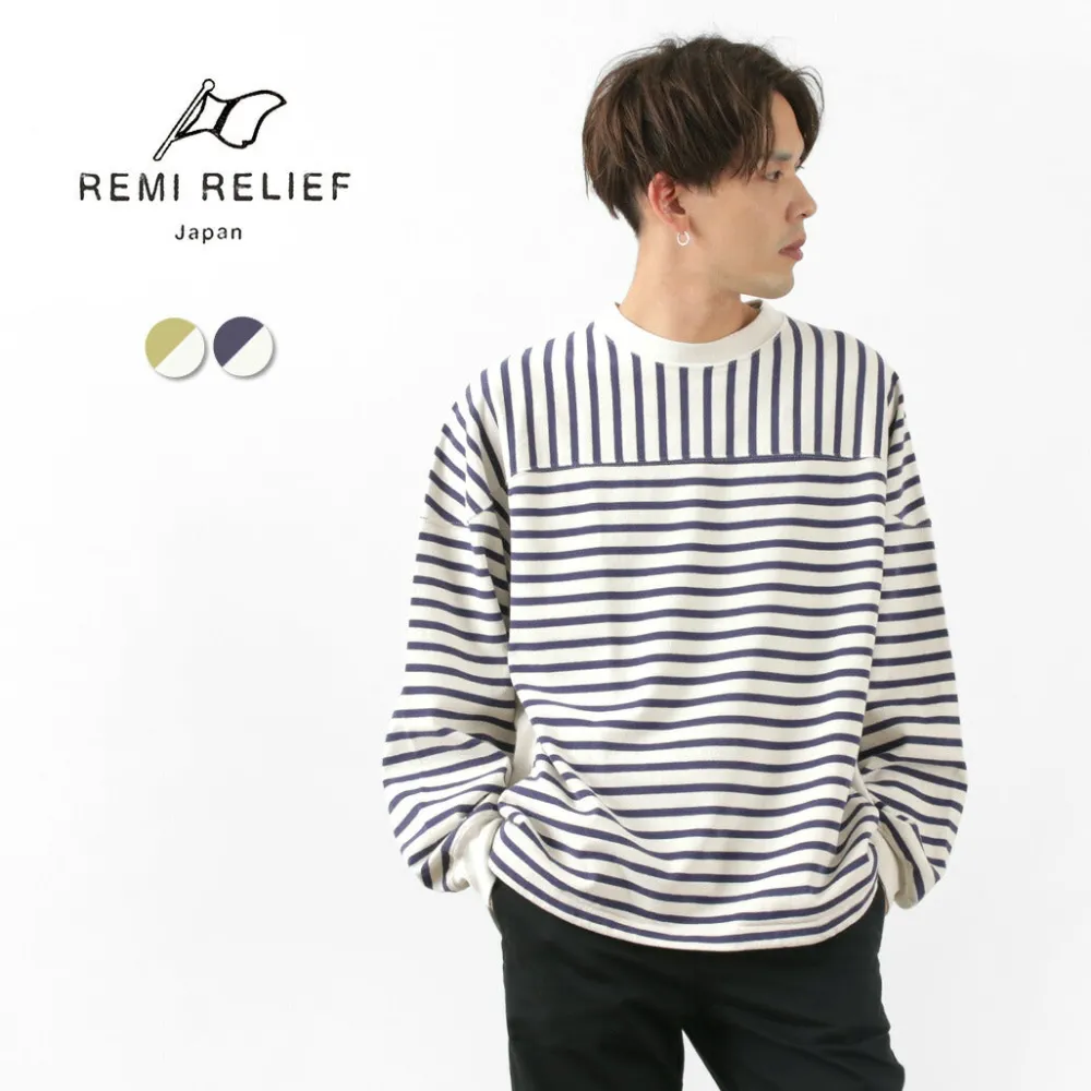 REMI RELIEF T-Shirts^/ 16/2 stripe FOOTBALL LONG T