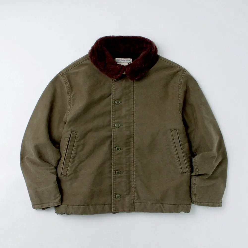 REMI RELIEF Jackets^/ Deck Jacket (Wool Boa) khaki