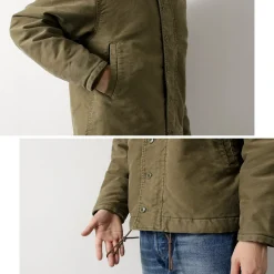 REMI RELIEF Jackets^/ Deck Jacket (Wool Boa) khaki