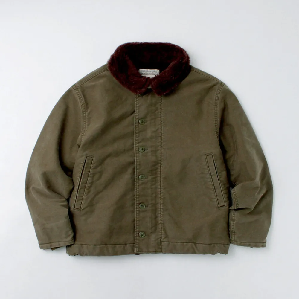 REMI RELIEF Jackets^/ Deck Jacket (Wool Boa) khaki