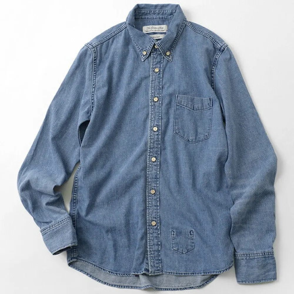 REMI RELIEF Shirts^/ Denim Button Down Shirt