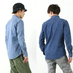 REMI RELIEF Shirts^/ Denim Button Down Shirt
