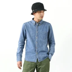 REMI RELIEF Shirts^/ Denim Button Down Shirt