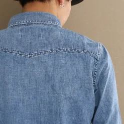 REMI RELIEF Shirts^/ Denim Button Down Shirt