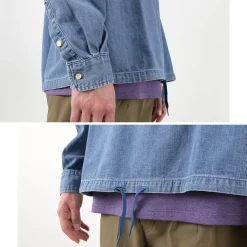 REMI RELIEF Shirts^/ Denim Pullover Shirt