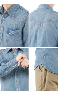 REMI RELIEF Shirts^/ Denim Western Shirt
