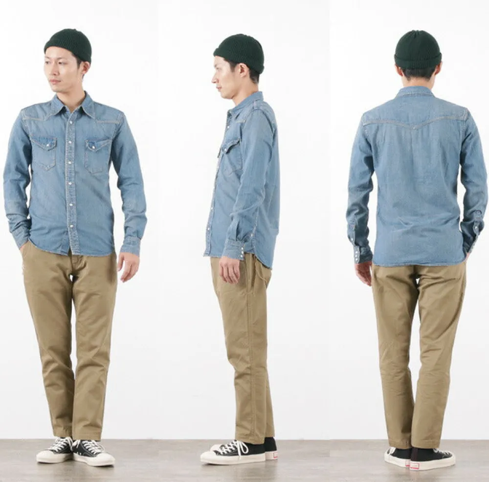 REMI RELIEF Shirts^/ Denim Western Shirt