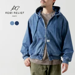 REMI RELIEF Jackets^/ Denim Zip Jacket