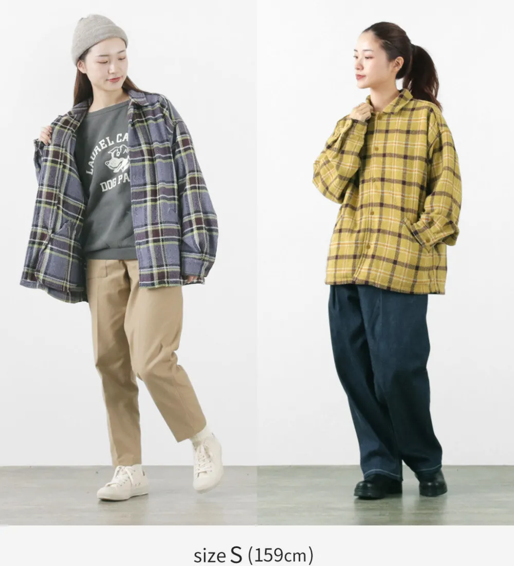 REMI RELIEF Shirts^/ Jazz Check Wide SHIRT CPO Shirt Jacket