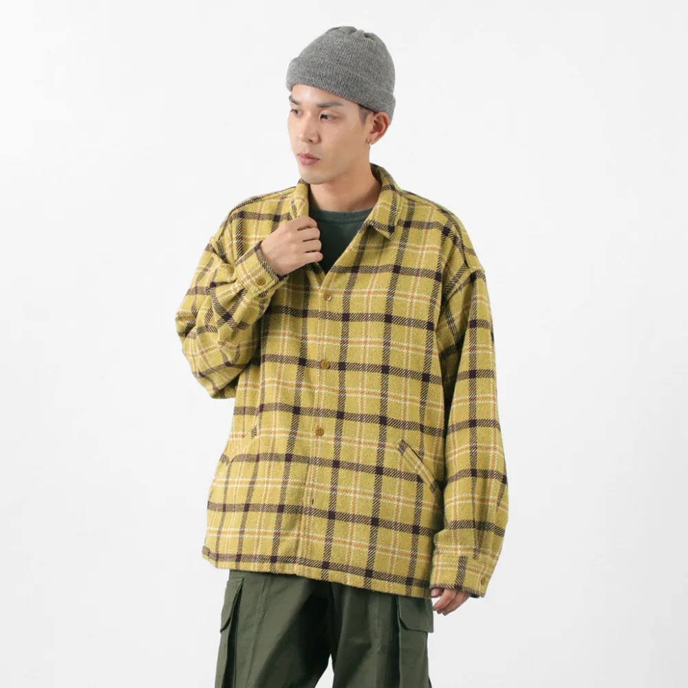 REMI RELIEF Shirts^/ Jazz Check Wide SHIRT CPO Shirt Jacket