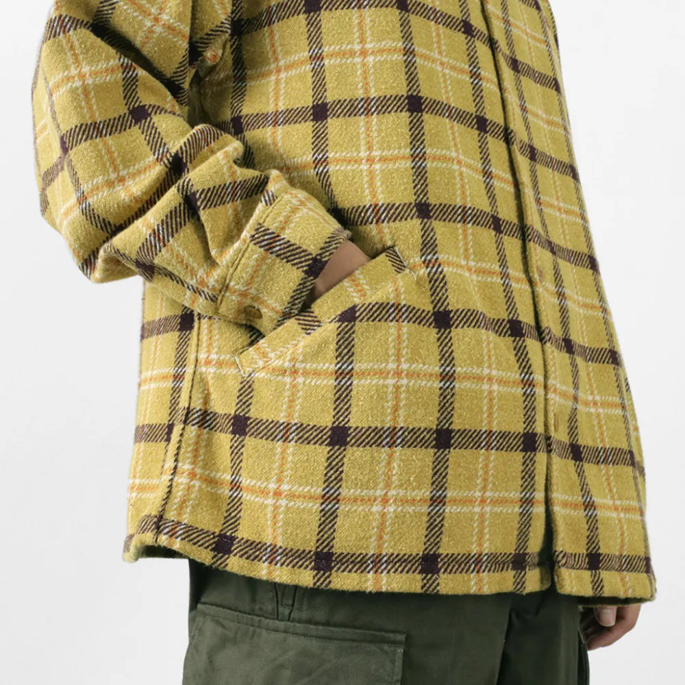 REMI RELIEF Shirts^/ Jazz Check Wide SHIRT CPO Shirt Jacket