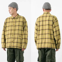 REMI RELIEF Shirts^/ Jazz Check Wide SHIRT CPO Shirt Jacket