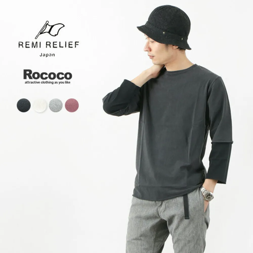 REMI RELIEF T-Shirts^/ Jersey Grunge 7/10 Sleeve T-Shirt
