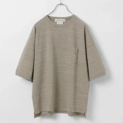 REMI RELIEF T-Shirts^/ Melange jersey short sleeve pocket T-shirt
