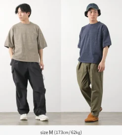 REMI RELIEF T-Shirts^/ Melange jersey short sleeve pocket T-shirt