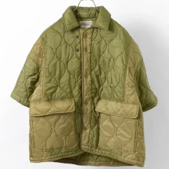 REMI RELIEF Jackets^/ Military Ripstop Short Sleeve Quilted Shirt Jacket