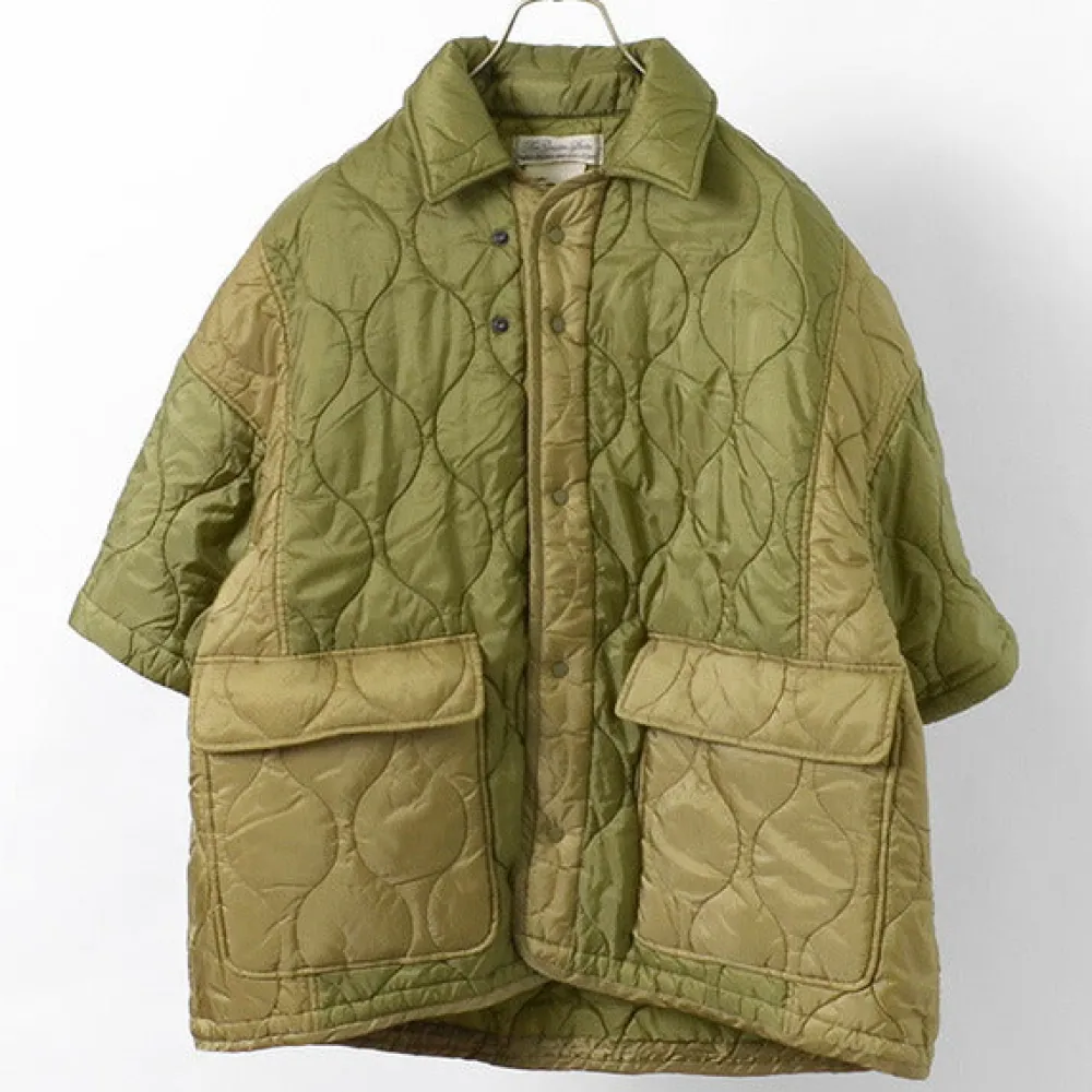 REMI RELIEF Jackets^/ Military Ripstop Short Sleeve Quilted Shirt Jacket