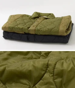 REMI RELIEF Jackets^/ Military Ripstop Short Sleeve Quilted Shirt Jacket