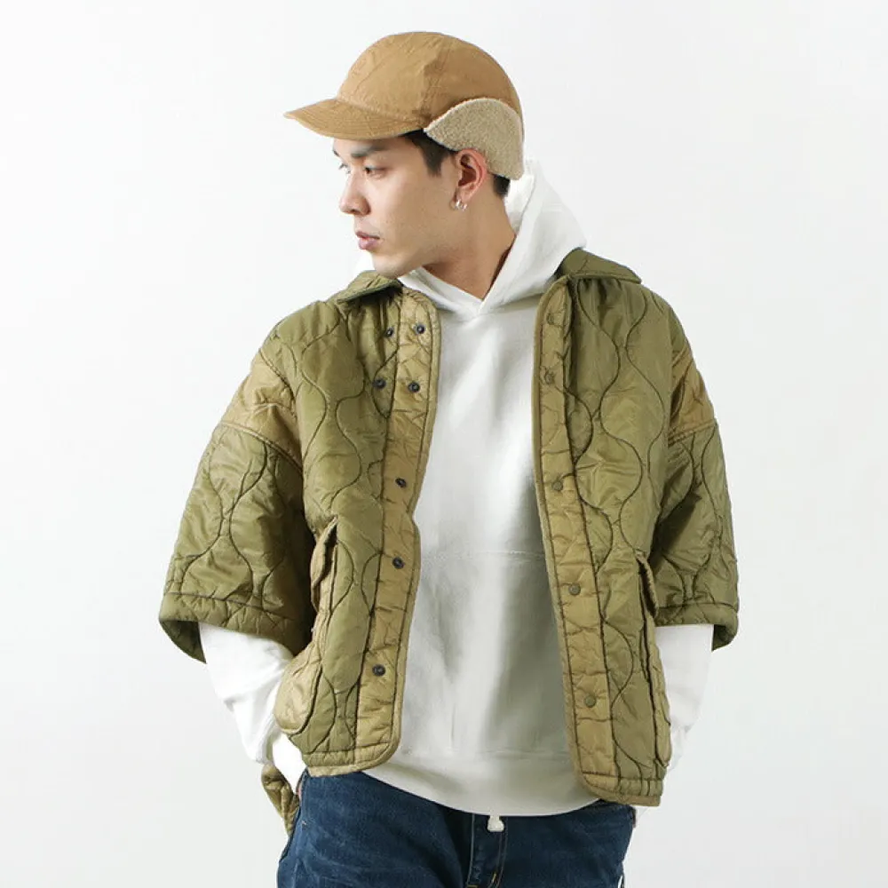 REMI RELIEF Jackets^/ Military Ripstop Short Sleeve Quilted Shirt Jacket